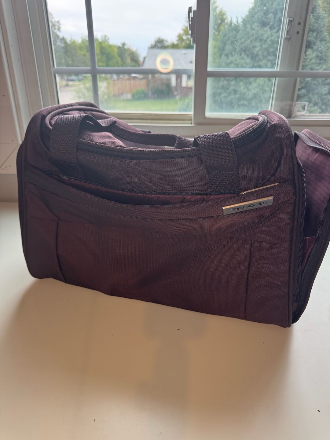 Samsonite Travel Duffel Bag Purple Recycled Materials 2