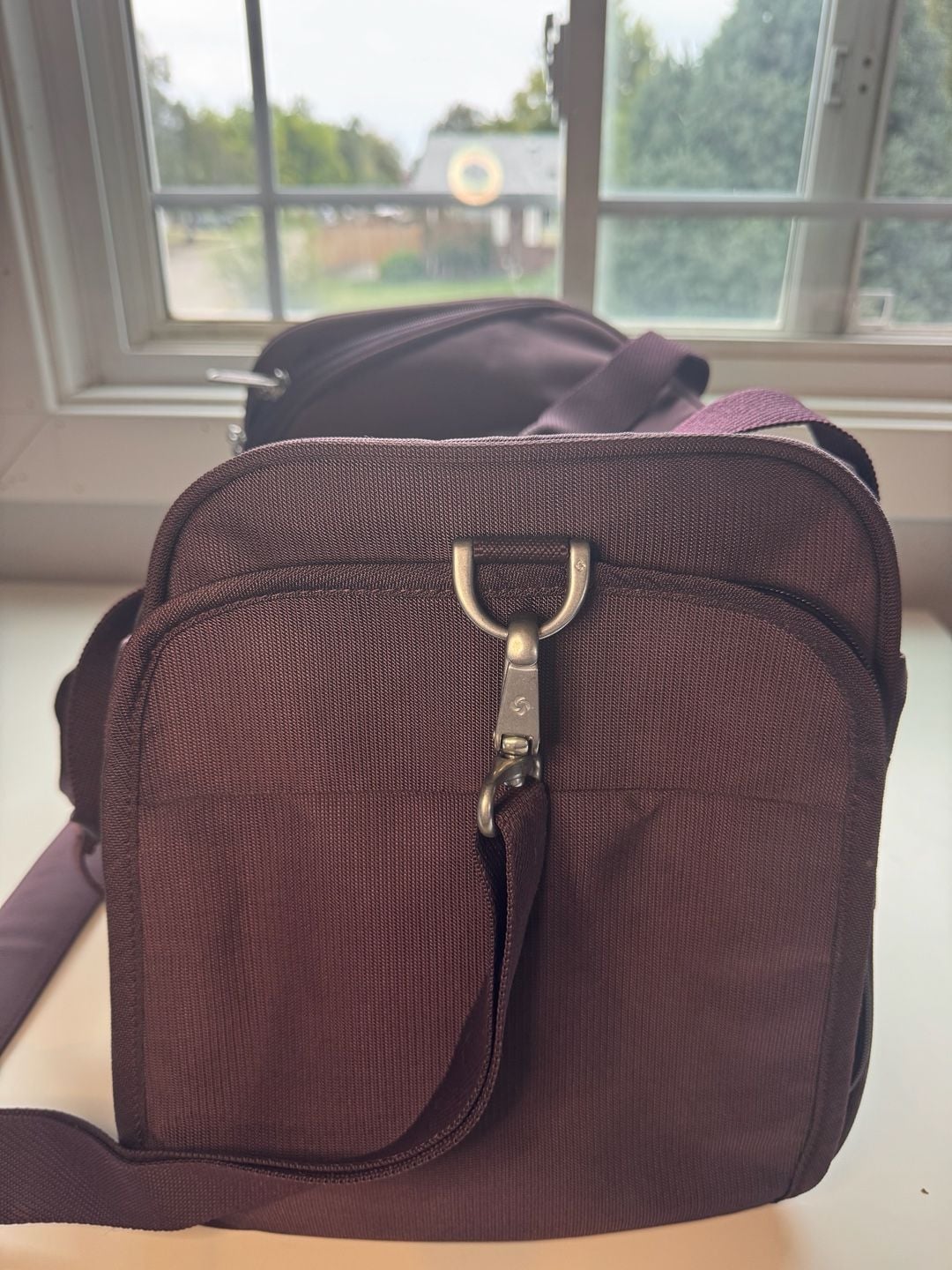 Samsonite Travel Duffel Bag Purple Recycled Materials 5