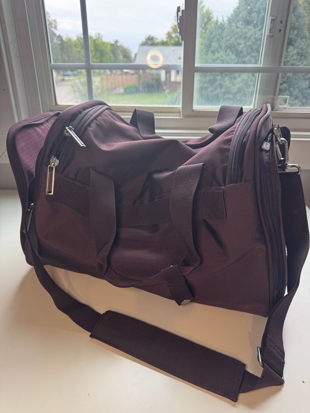 Samsonite Travel Duffel Bag Purple Recycled Materials 6