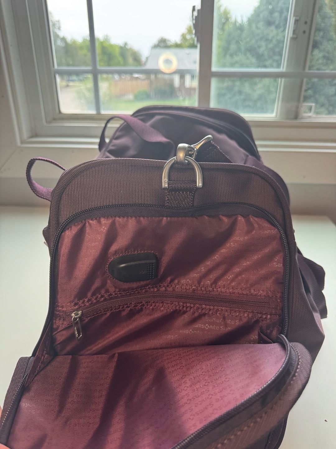 Samsonite Travel Duffel Bag Purple Recycled Materials 7