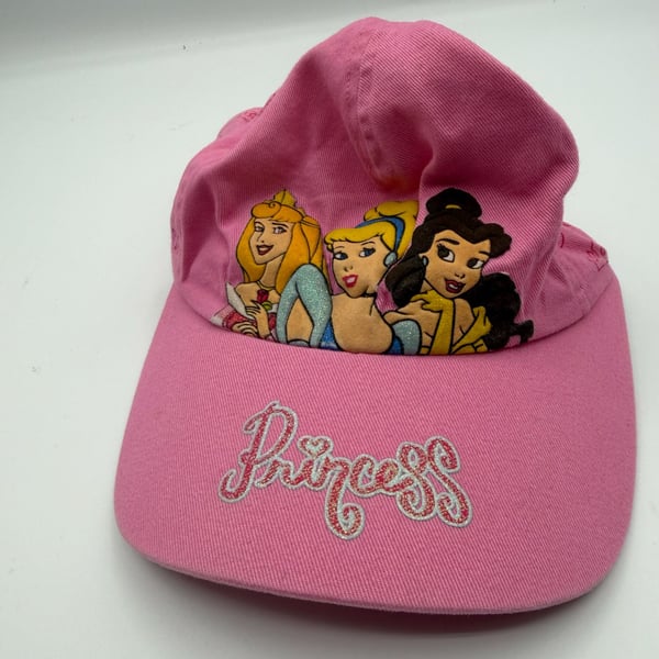 Walt Disney World Kids Disney Princess Baseball Cap Size 3 Pink Aurora