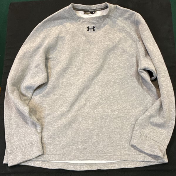 Under Armour Fleece Crewneck Sweatshirt Size XL Gray Loose Fit Protect This