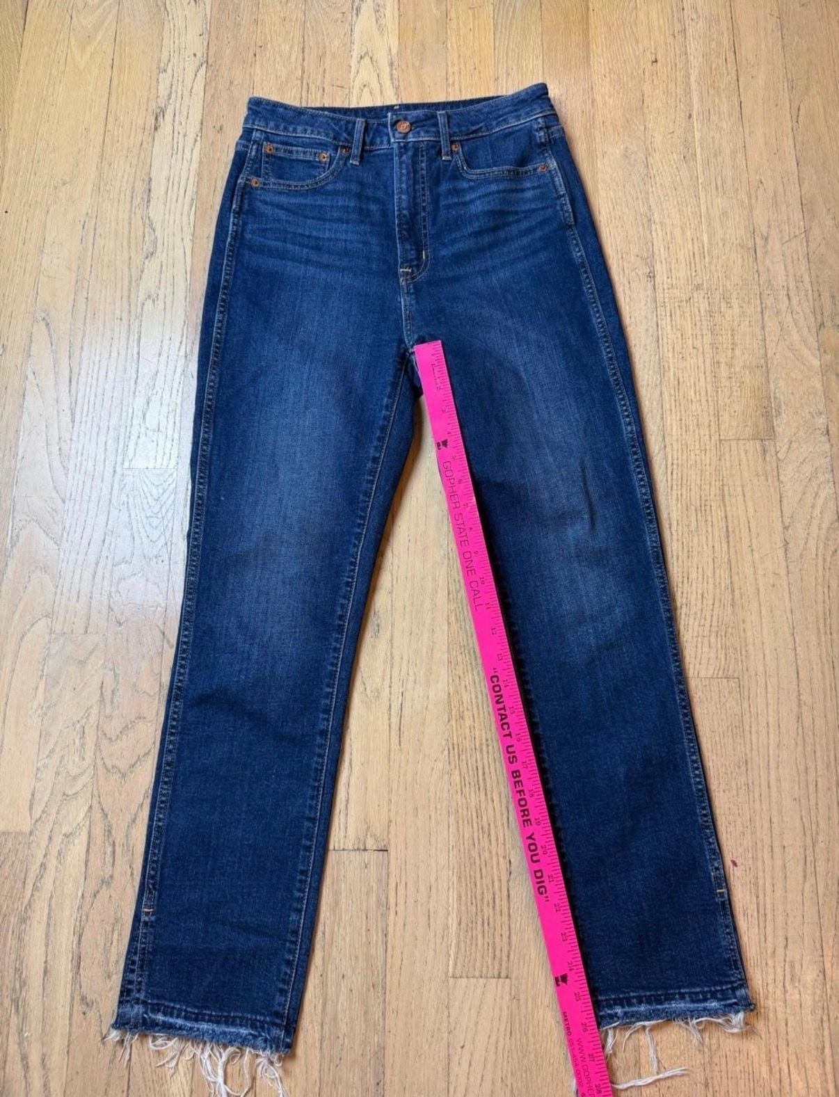 Gap Vintage Slim Sky High Jeans Size 28 6R Blue 4