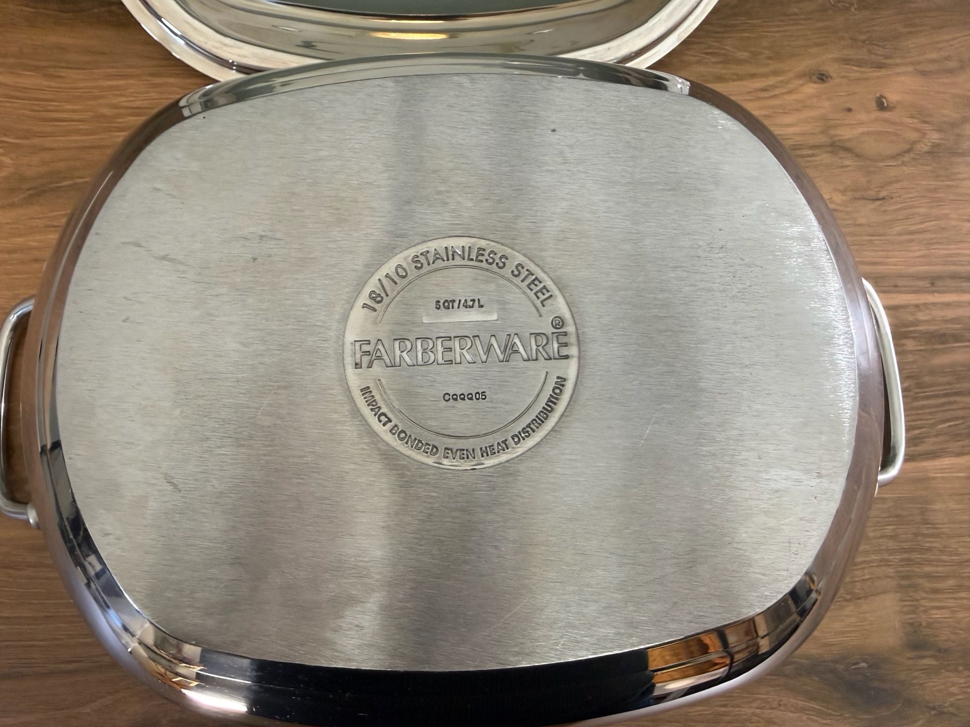 Farberware Covered Buffet Casserole 12.5" x 10" Stainless Steel 7