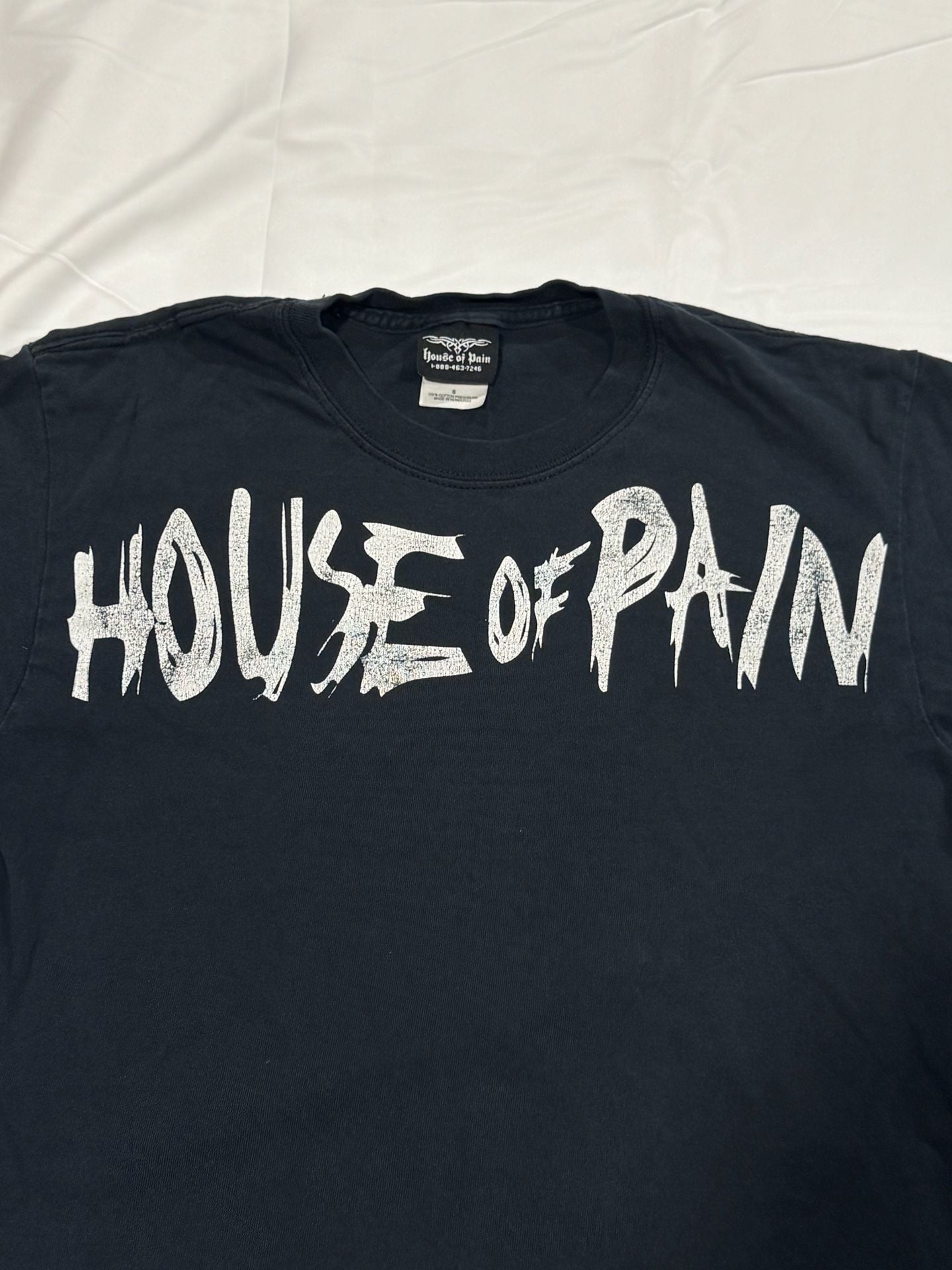 Y2K 2000’s House of Pain gym T-Shirt Size S Black Graphic Tee 3