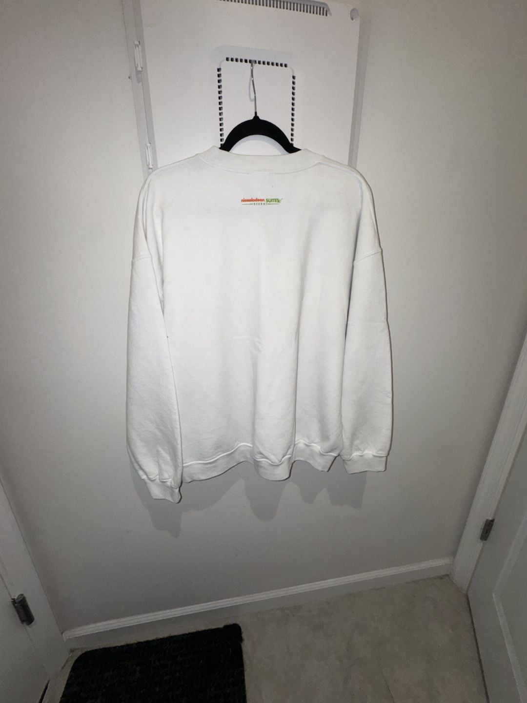Rare Nickelodeon I Got Slimed Sweatshirt Size XL White Heavy Blend 7