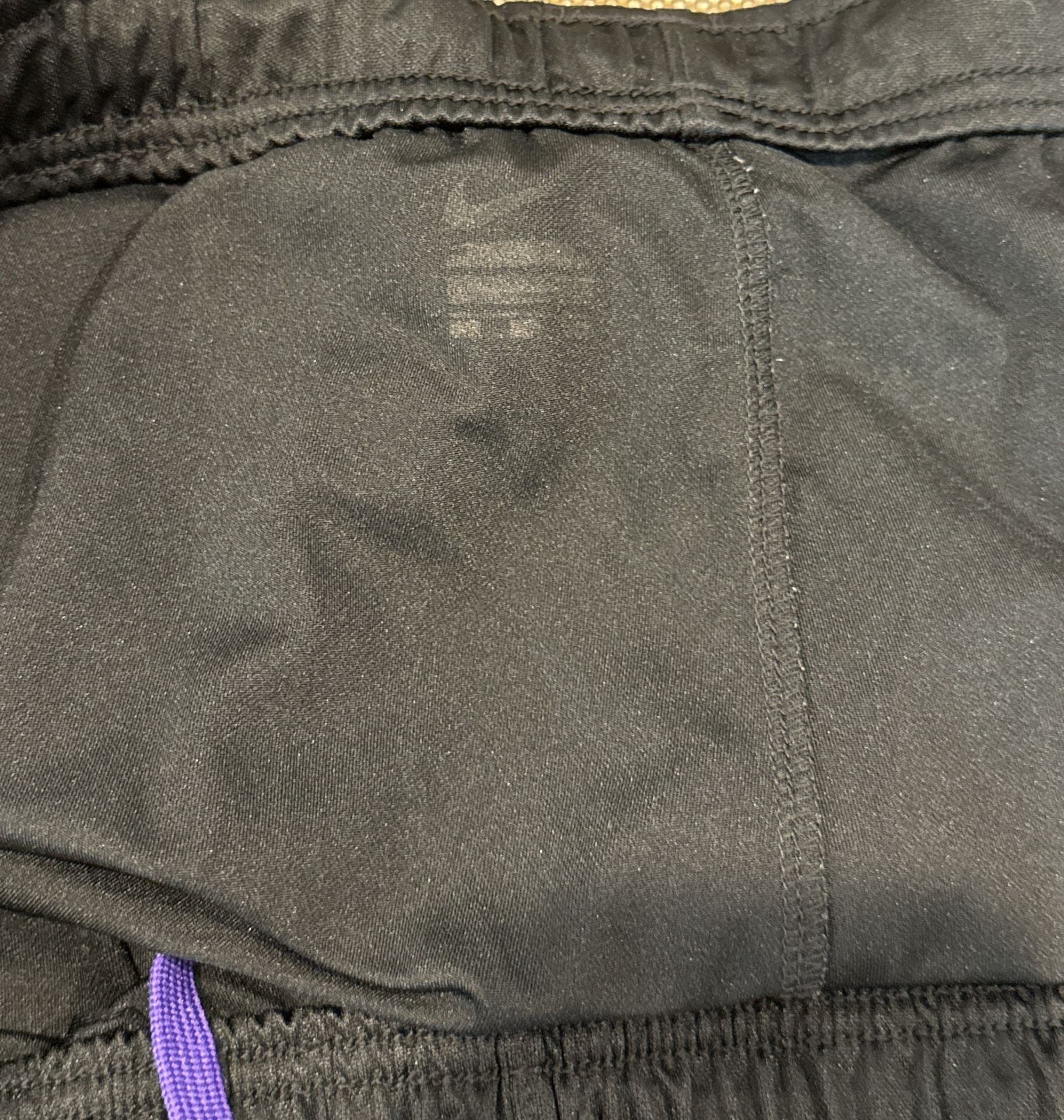 Nike Track Pants Size 2XL Black Purple Striped Athletic Pants 4
