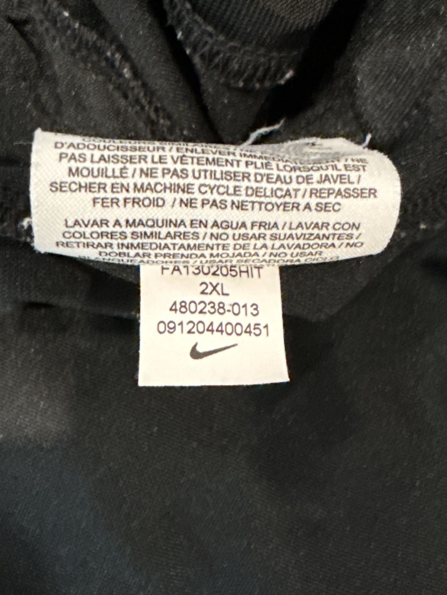 Nike Track Pants Size 2XL Black Purple Striped Athletic Pants 5