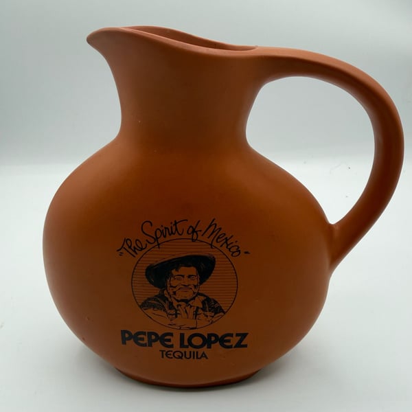 Pepe Lopez Tequila The Spirit of Mexico Pitcher Decanter