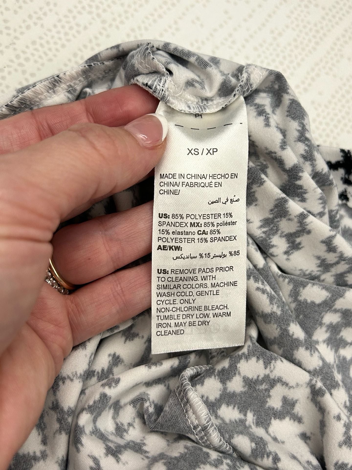Soma Dress Size XS Black And White Patterned Cross Back 6