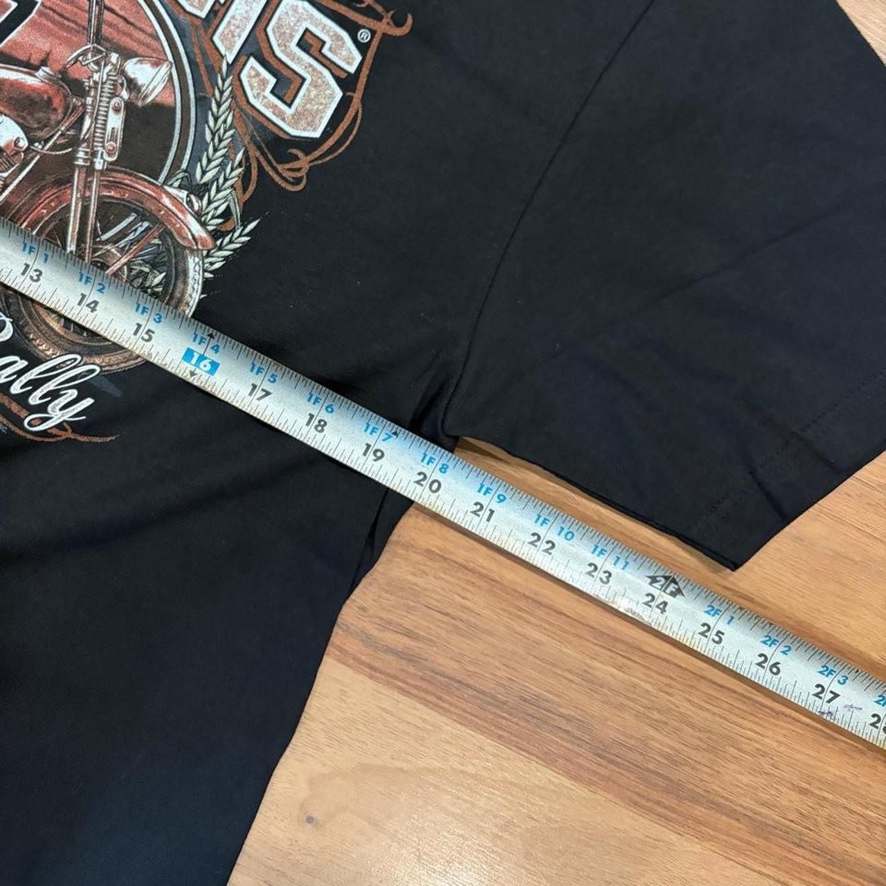 Hot Leathers Sturgis Black Hills Rally 2017 T-Shirt Large Black 7