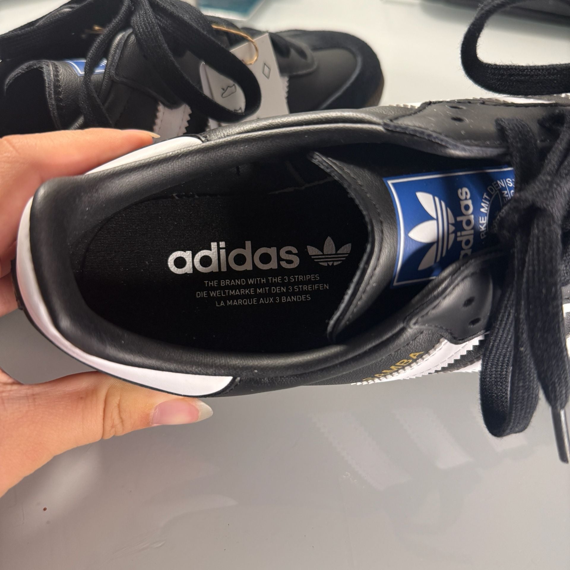 Brand New Adidas Samba OG Black White Gum Sneakers Box Included 8