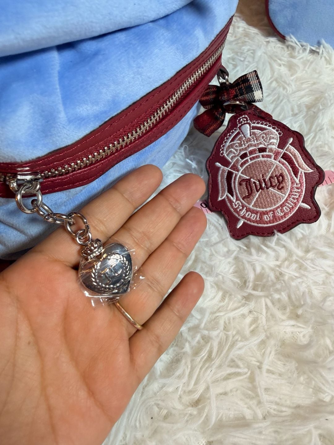 Juicy Couture Couture University Backpack Bel Air Blue 7