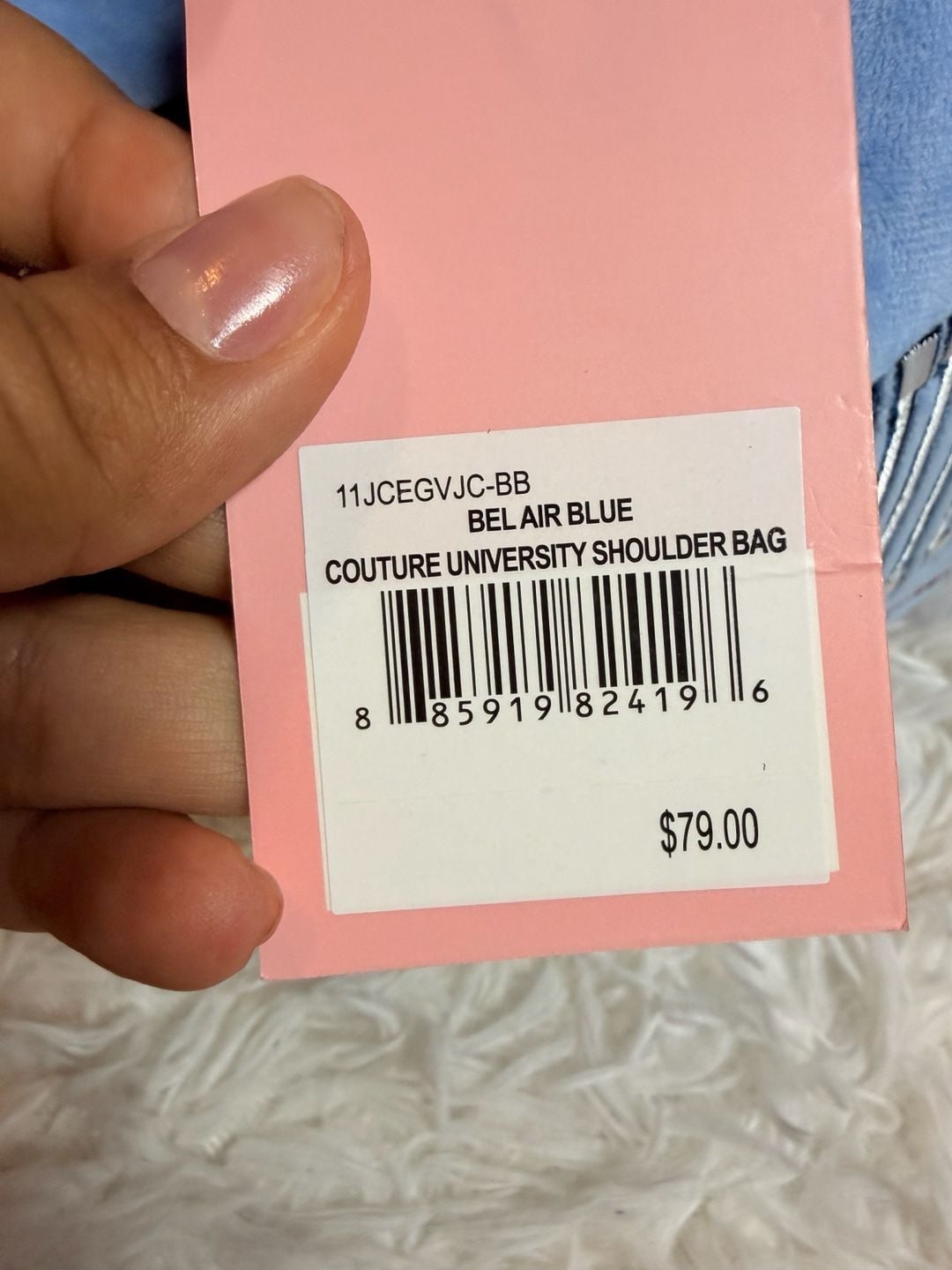 Juicy Couture Couture University Backpack Bel Air Blue 8