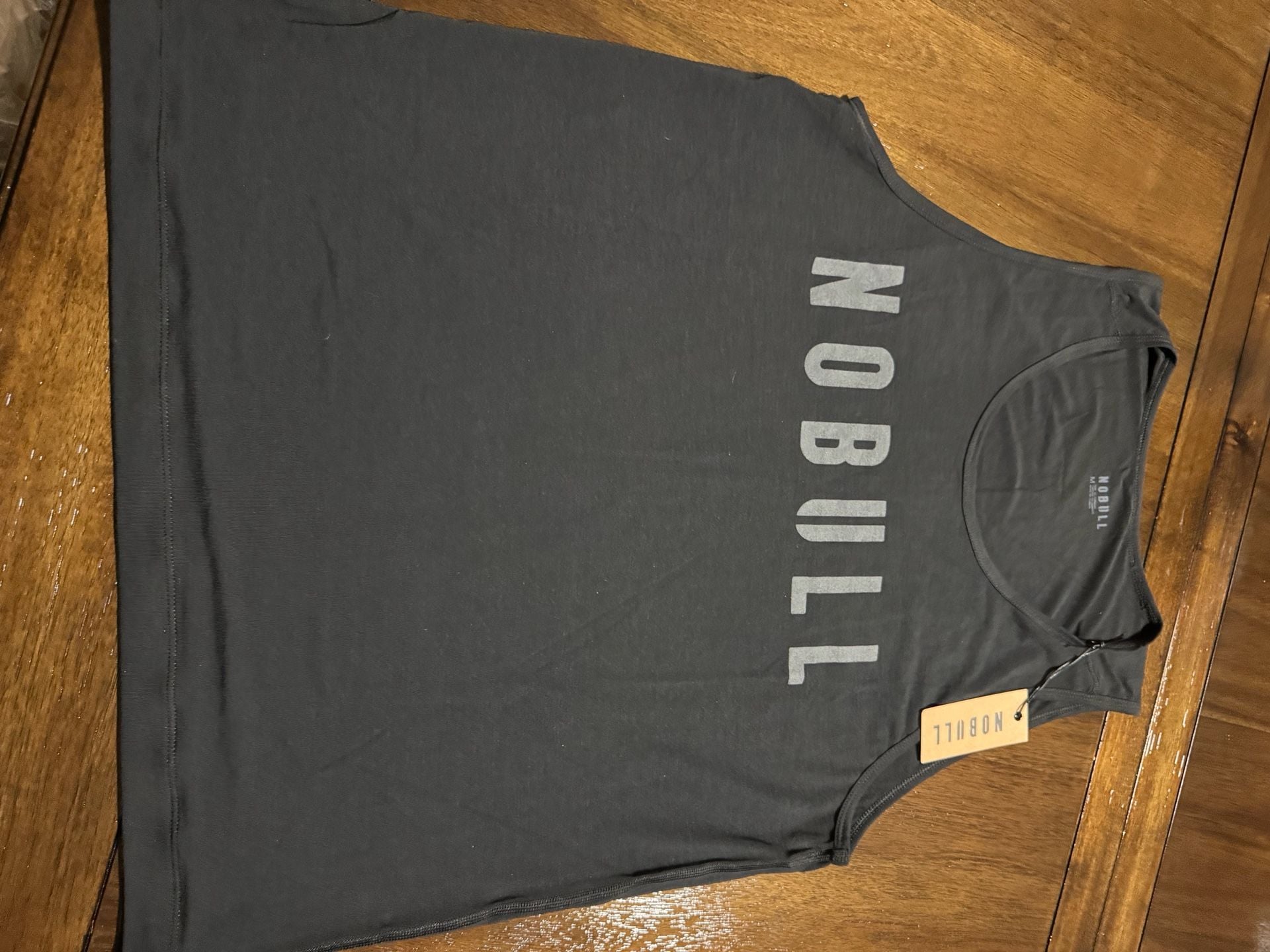 Nobull Men's Dark Fallen Rock U Tank Top Size M Black 2