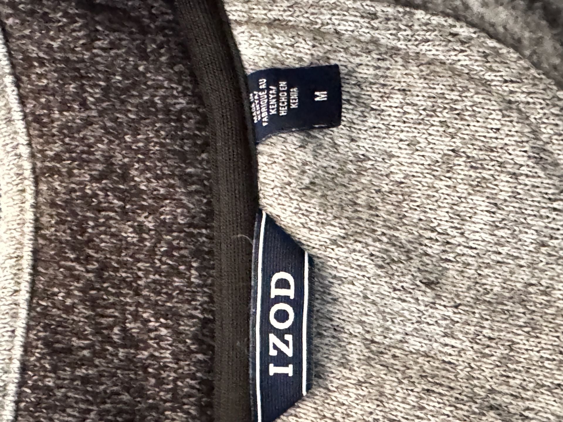 IZOD Mens Peacoat Blue & White Stripe Shawl Collar Sweater Small - .com, 7