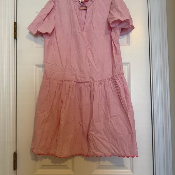 Simply Southern Pink Ruffle Mini Dress Size S