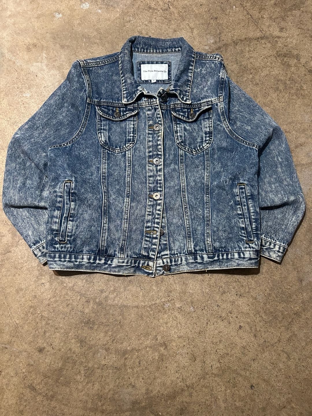The Style Between Us Acid Wash Denim Jacket 2