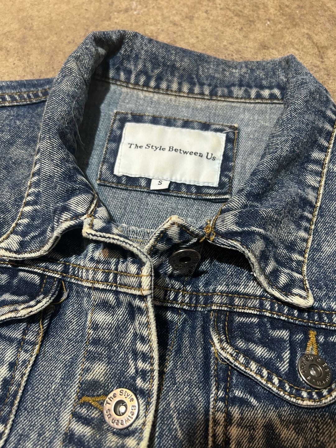 The Style Between Us Acid Wash Denim Jacket 3