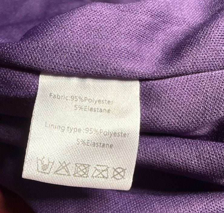 Unbranded Purple Sequin One Shoulder Cocktail Dress Size 8 6
