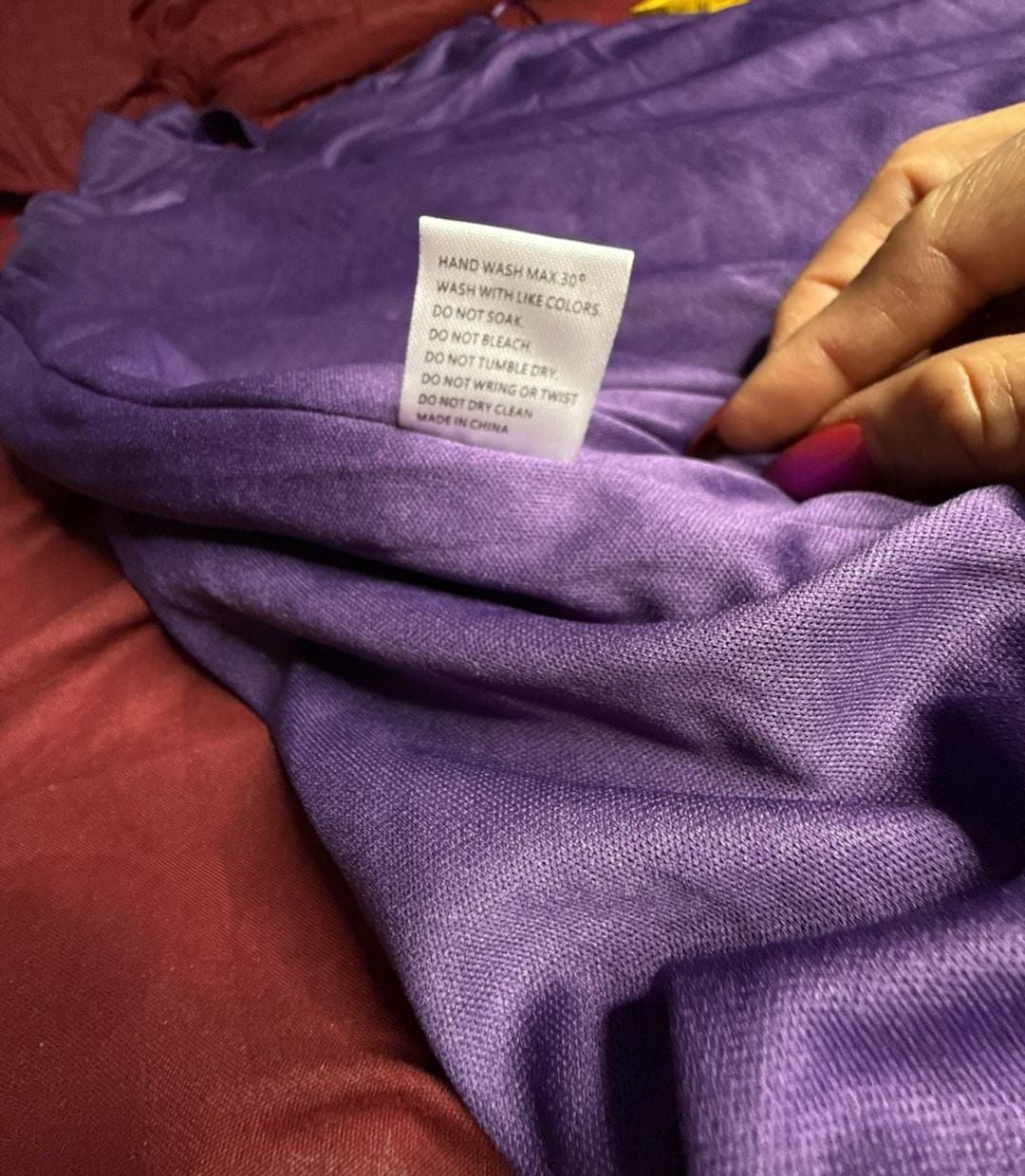 Unbranded Purple Sequin One Shoulder Cocktail Dress Size 8 7