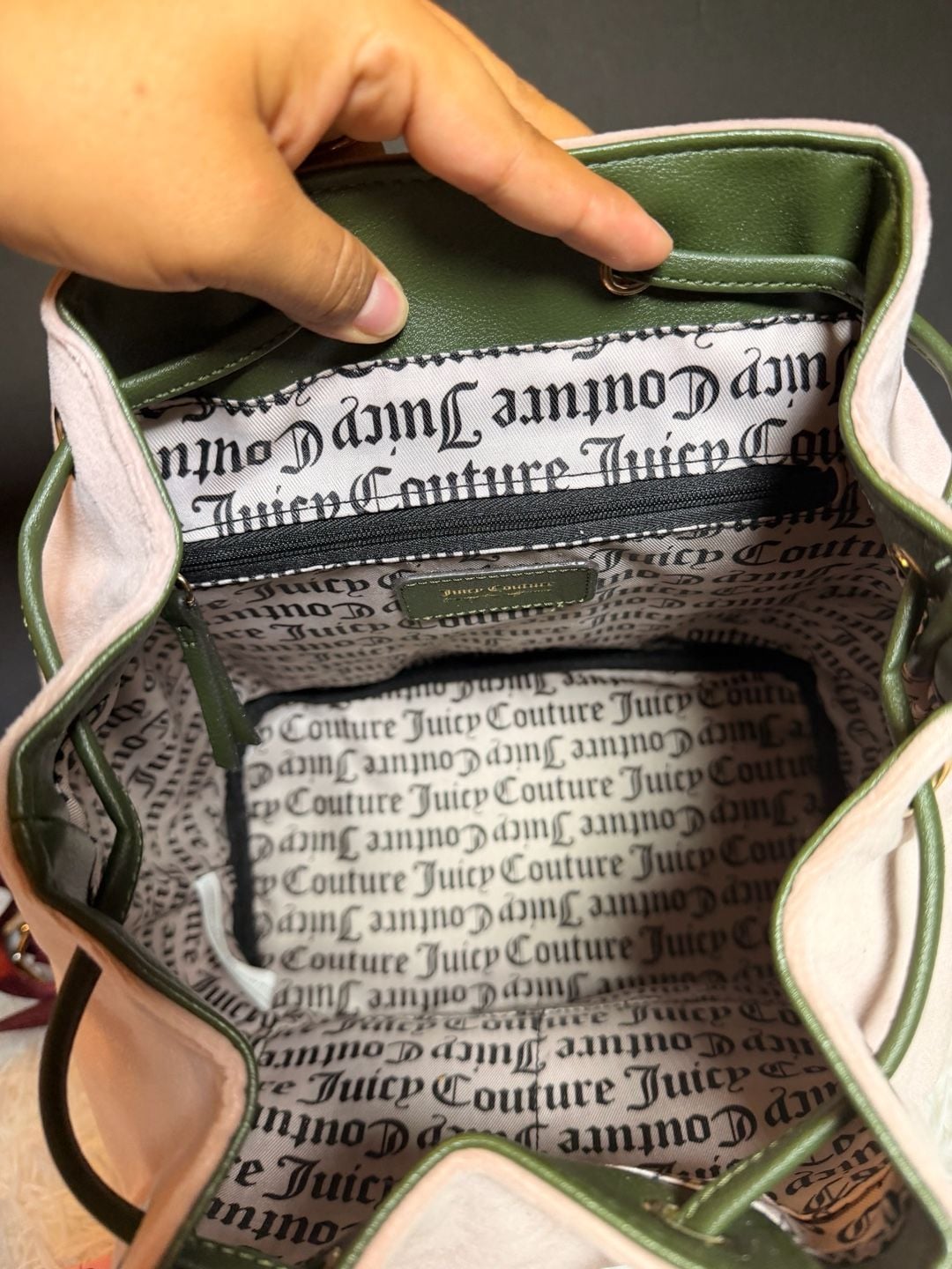 Juicy Couture Dusty Blush Couture University Backpack 8