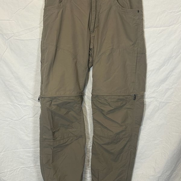 Kuhl Liberator Convertible Stealth Pants Size 32x32 Khaki Outdoor Hiking