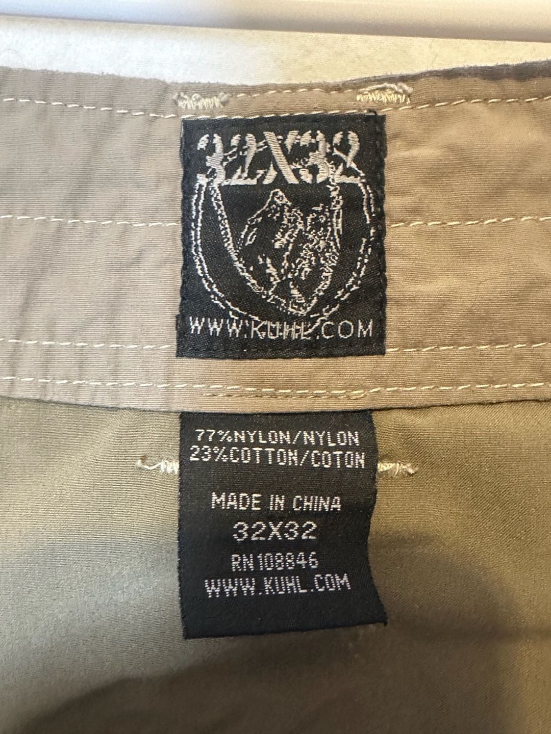 Kuhl Liberator Convertible Stealth Pants Size 32x32 Khaki Outdoor Hiking 5