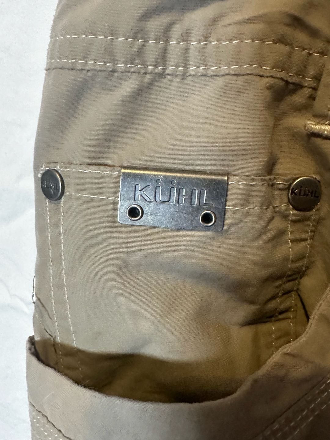 Kuhl Liberator Convertible Stealth Pants Size 32x32 Khaki Outdoor Hiking 7