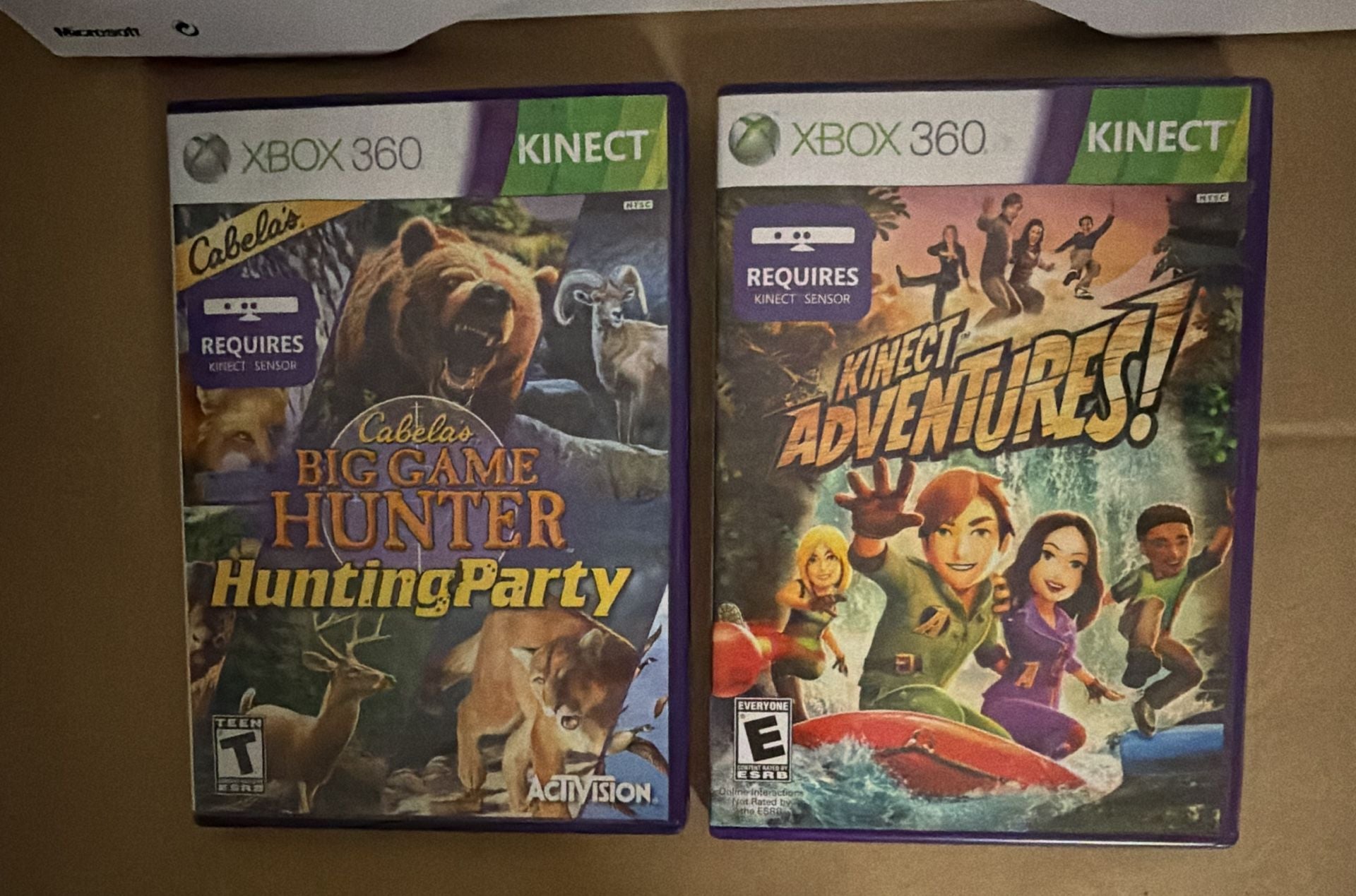 Microsoft Xbox 360 Kinect Sensor with Games and Box 2