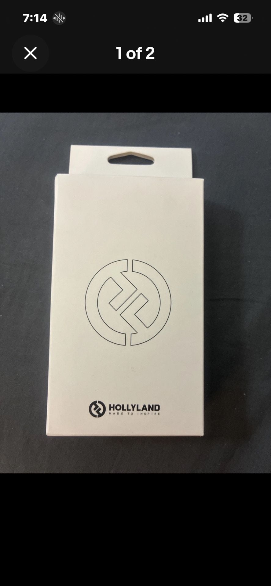 Hollyland Omnidirectional Lavalier Microphone Black 1