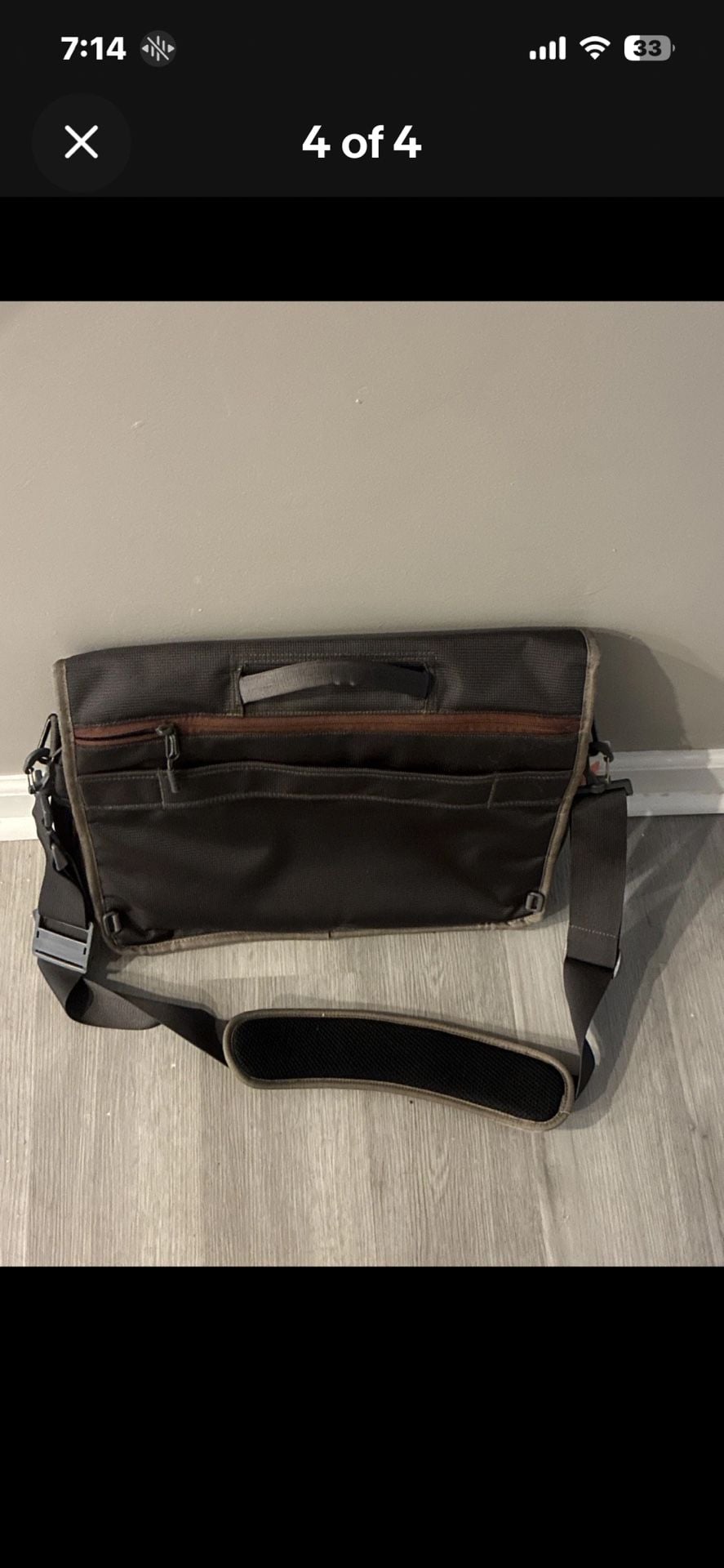 Timbuk2 Command Laptop Messenger Bag Black Brown 5