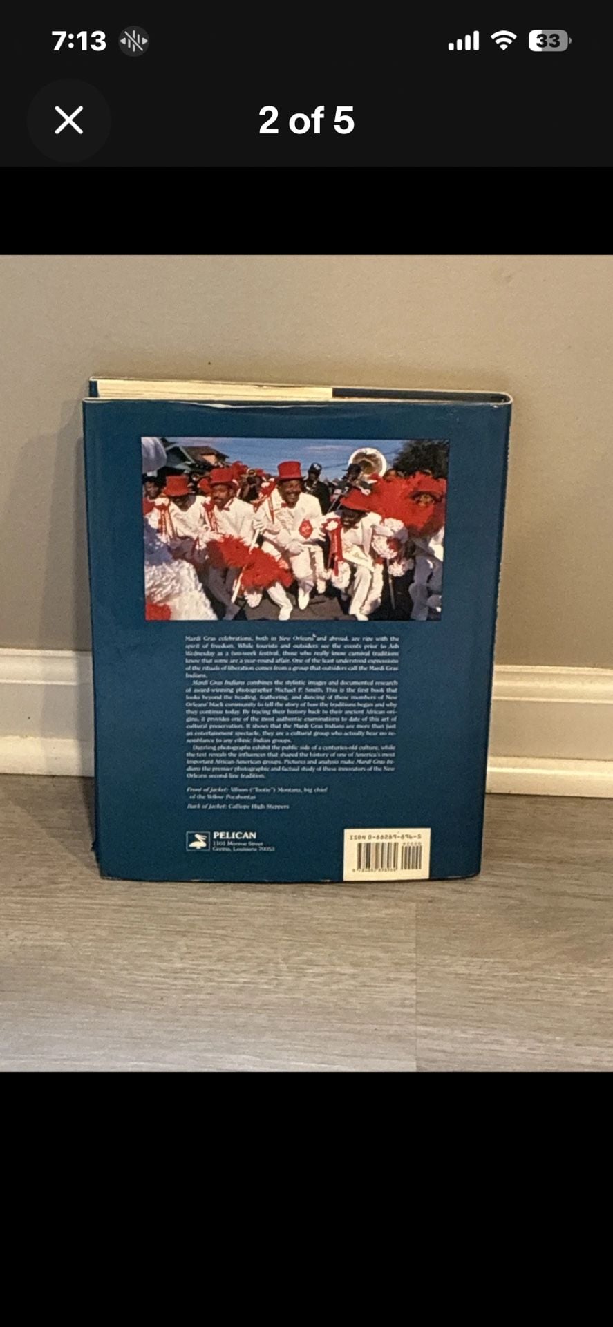 Mardi Gras Indians Book by Michael P. Smith 2