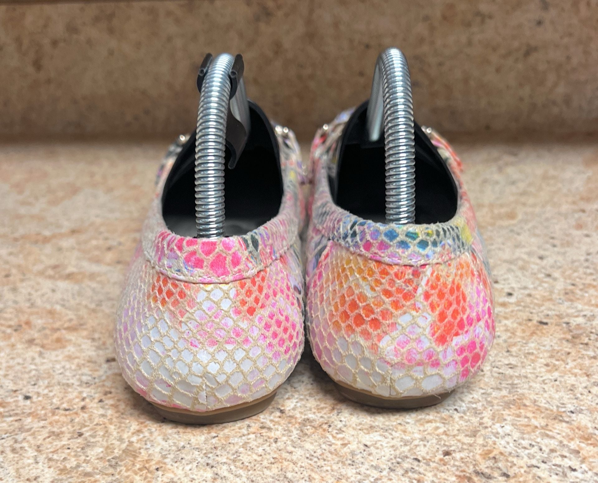 Anne Klein Loafers Size 10M Multicolor Snakeskin Print Buckle 6