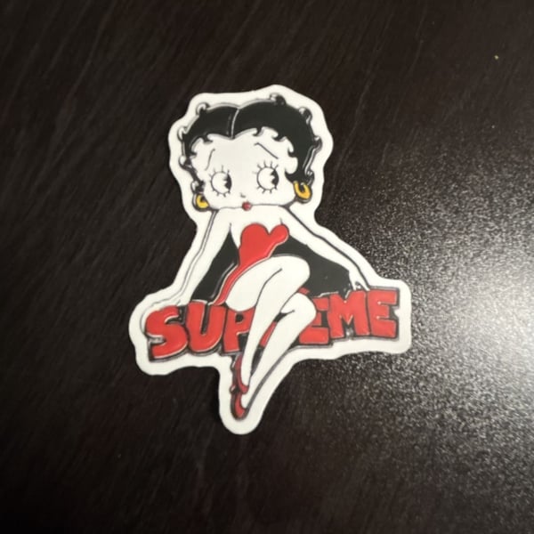 Supreme Betty Boop Sticker SS16