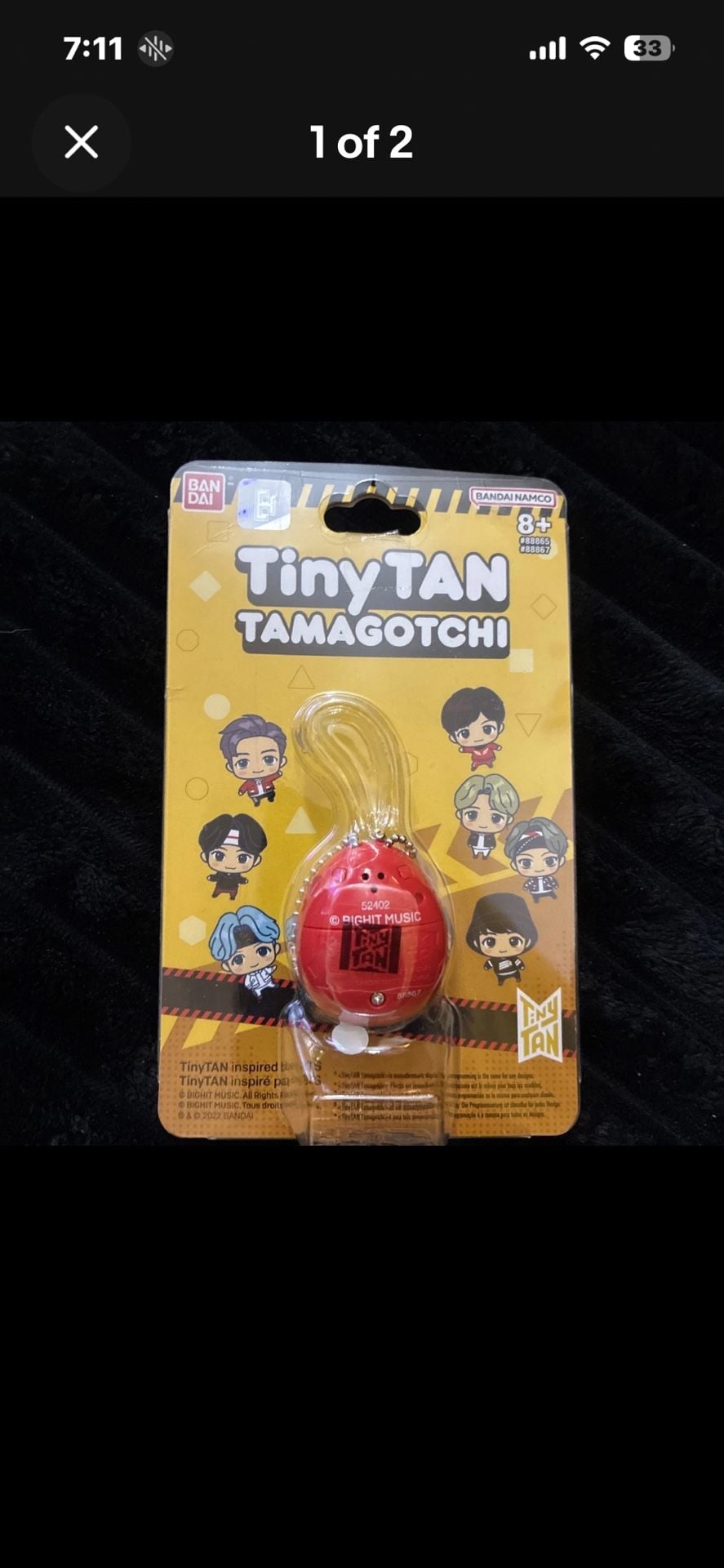 Bandai Tamagotchi Nano TinyTAN Red BTS 1