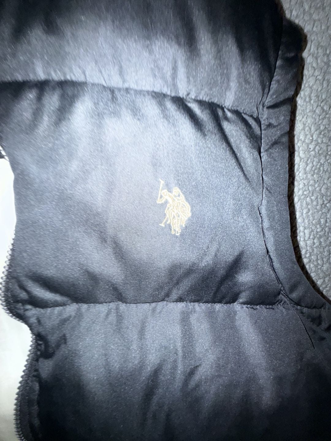 U.S. Polo Assn. Puffer Vest Size M Black 3