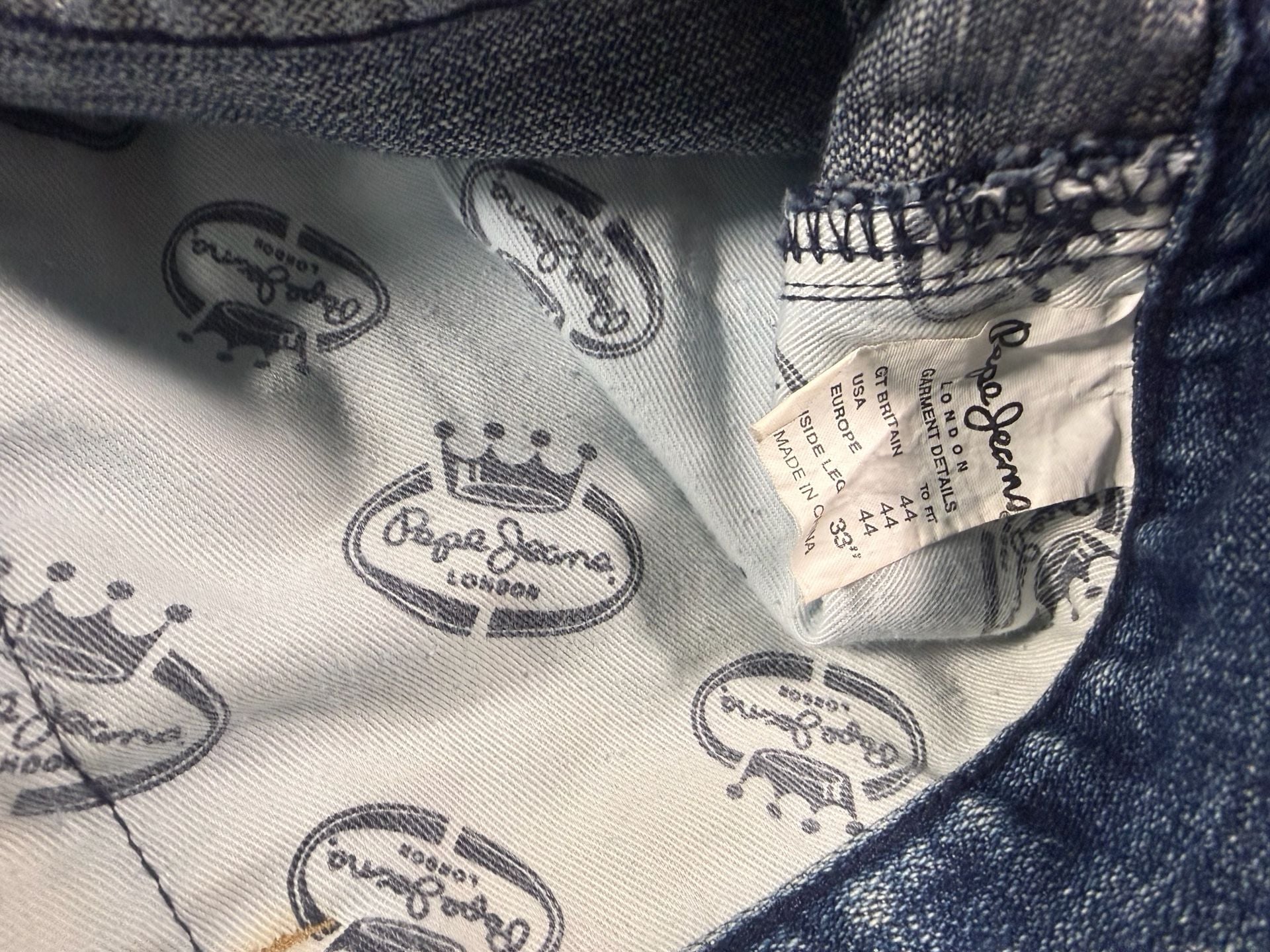 Pepe Jeans London Denim Jeans Size 44 5