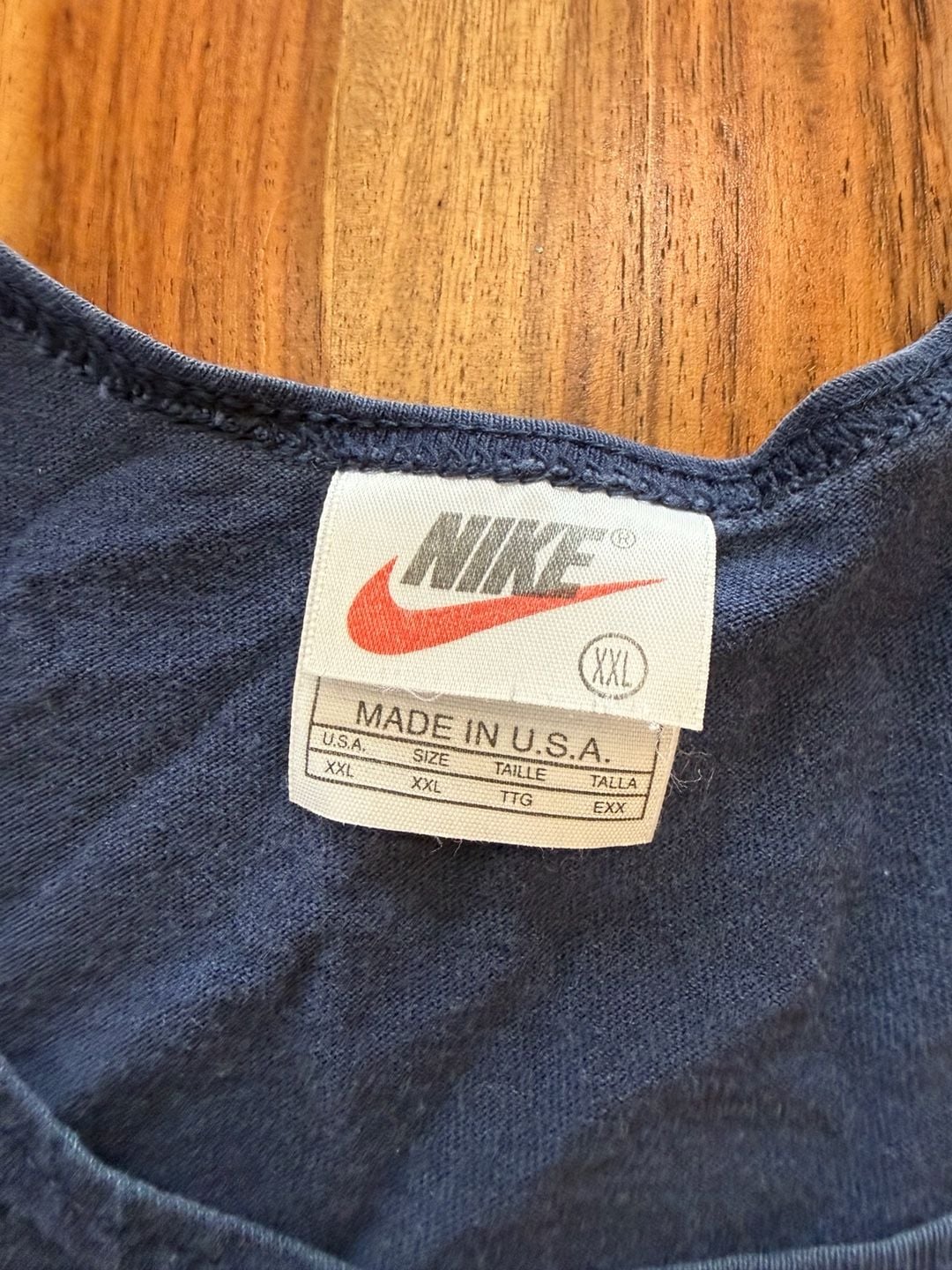 Nike Vintage Navy Blue Tank Top Size XL Made in USA 4