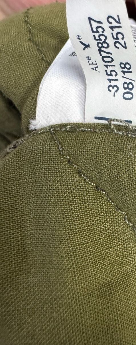 American Eagle Military Parka Hooded Jacket Green XL 6