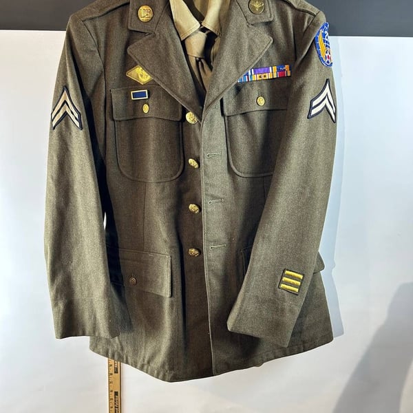 WWII USAAF 20th Air Force Corporal Uniform Jacket Shirt Pants Ribbons Insignia