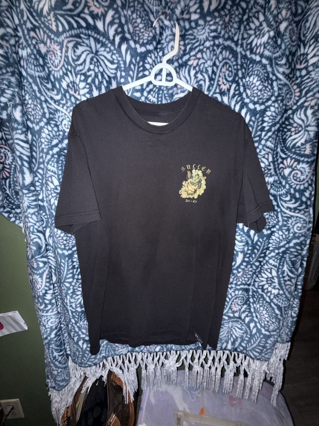 Sullen Art Collective Black Graphic T-Shirt Large 2