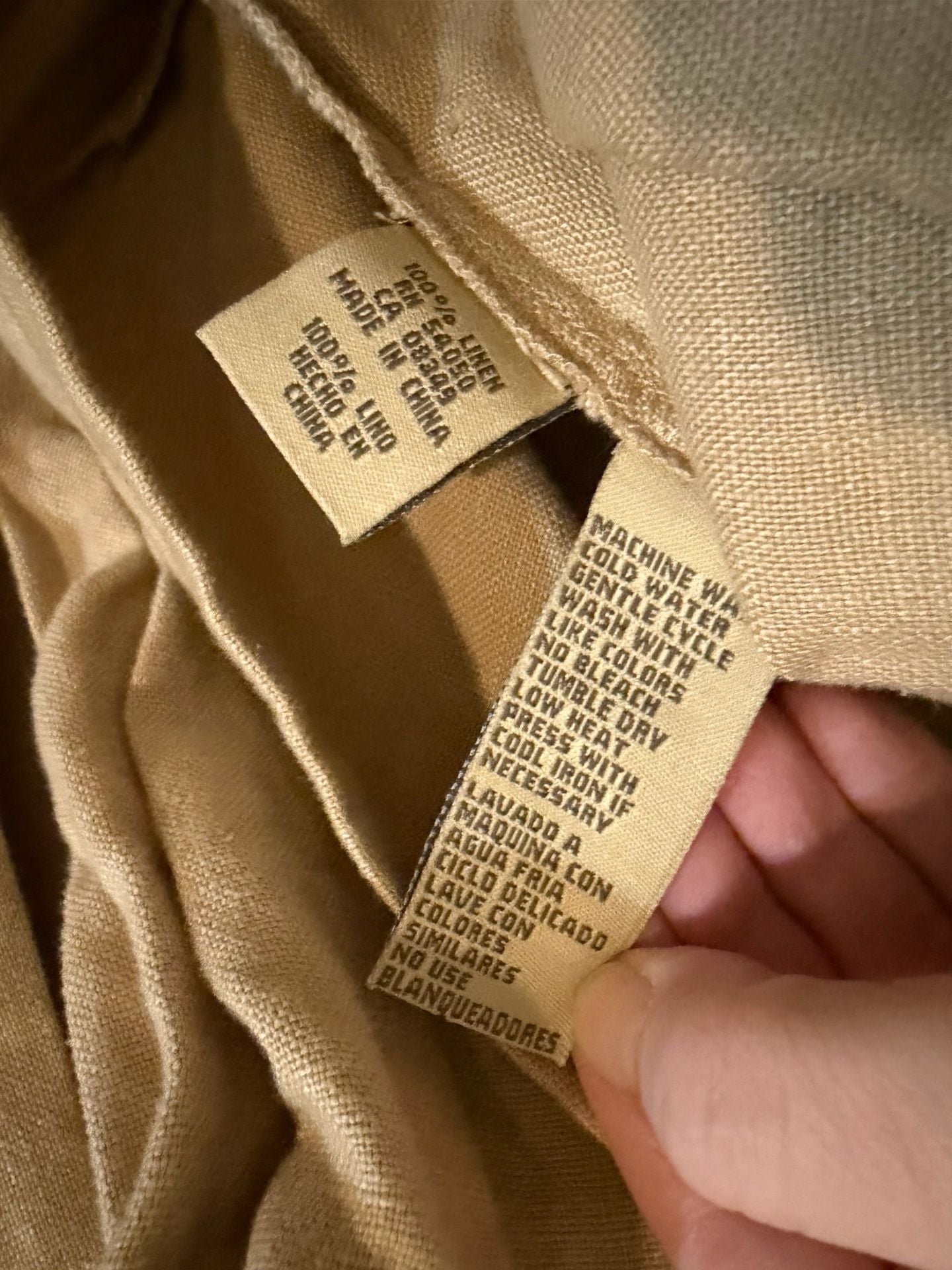 Jones New York Country Linen Safari Jacket Size 22W Tan Utility Coat 5