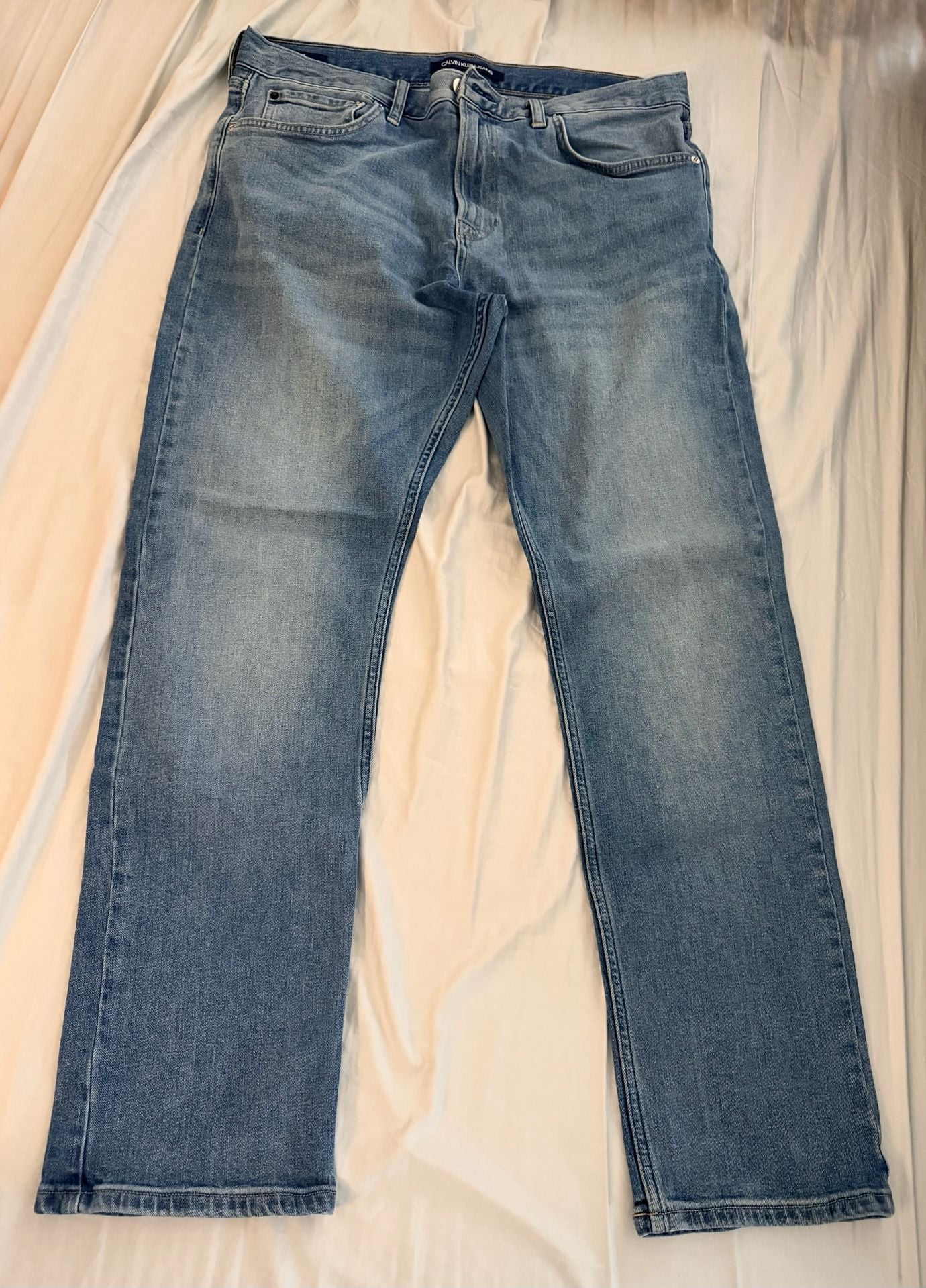 Calvin Klein Jeans CKJ 035 Straight Leg Jeans 34x30 Blue Denim 2