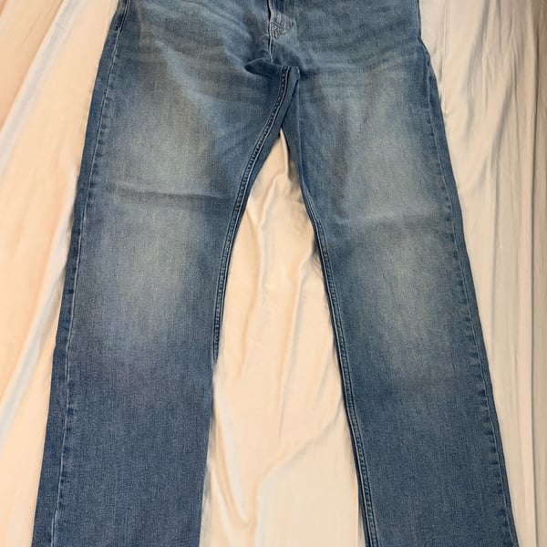 Calvin Klein Jeans CKJ 035 Straight Leg Jeans 34x30 Blue Denim