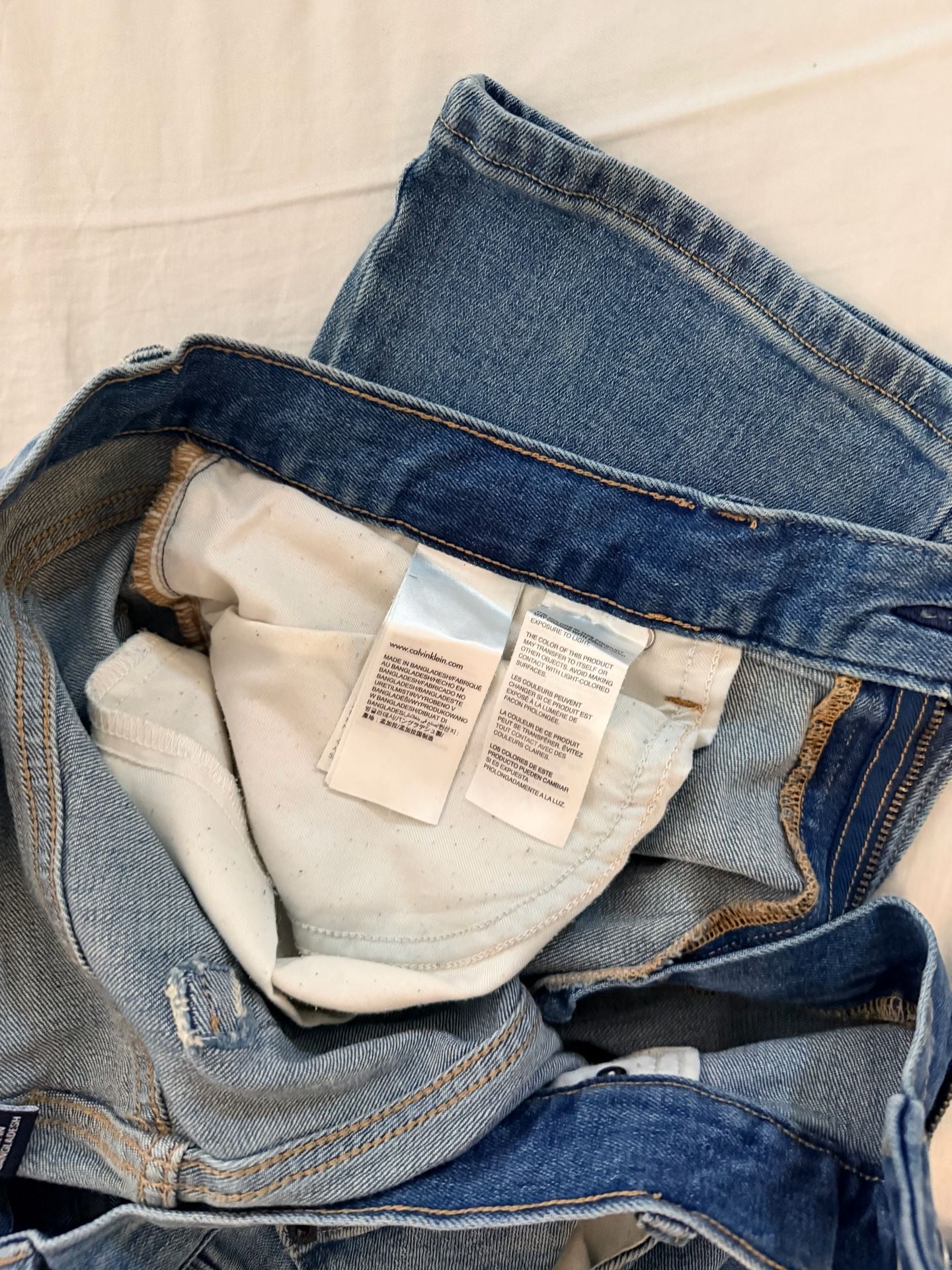 Calvin Klein Jeans CKJ 035 Straight Leg Jeans 34x30 Blue Denim 4
