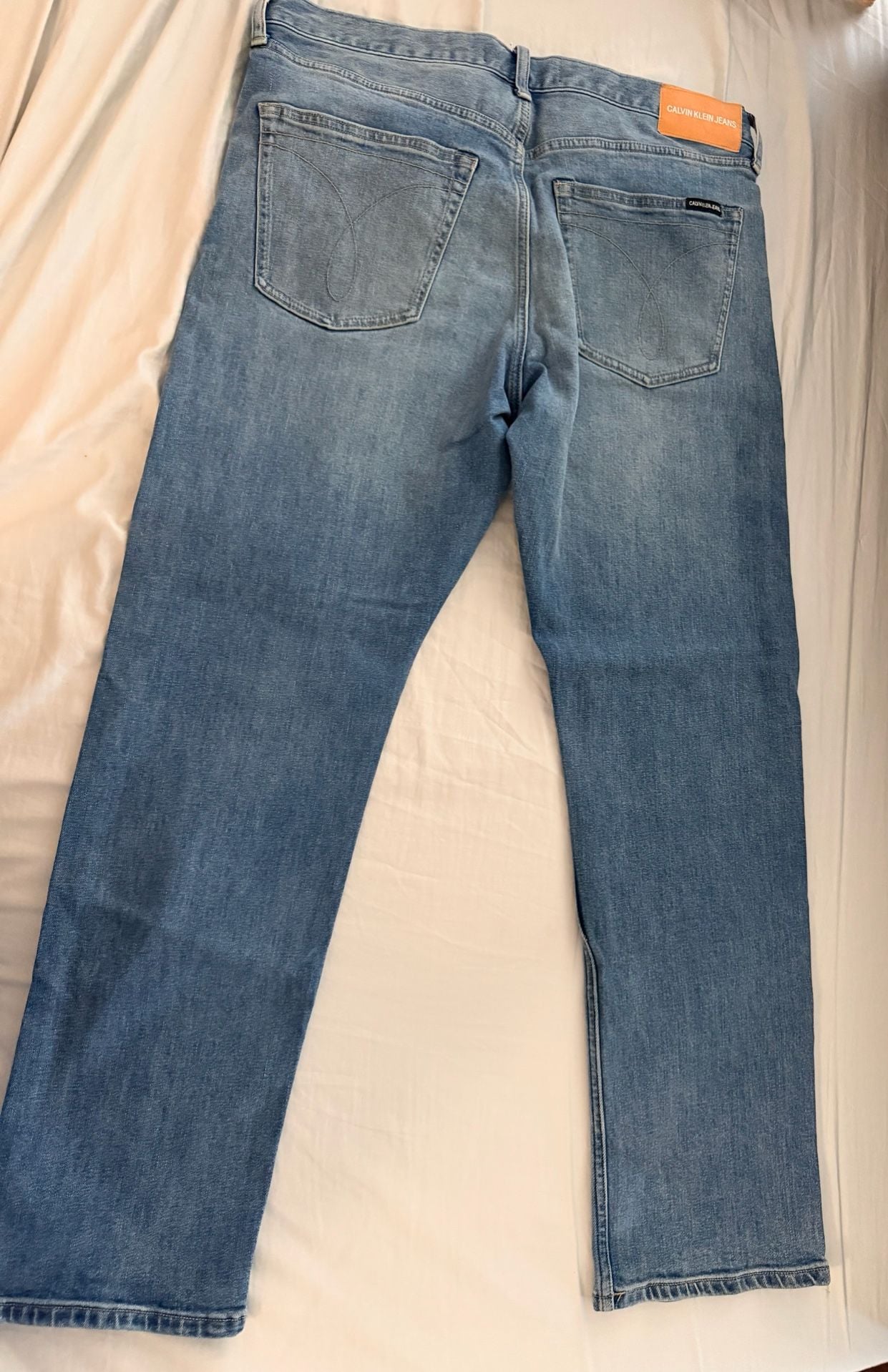 Calvin Klein Jeans CKJ 035 Straight Leg Jeans 34x30 Blue Denim 5