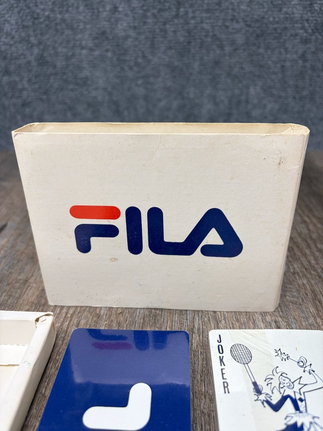 Fila Vintage Playing Cards Two factory sealed Decks Set in Box red/ blue decks
3