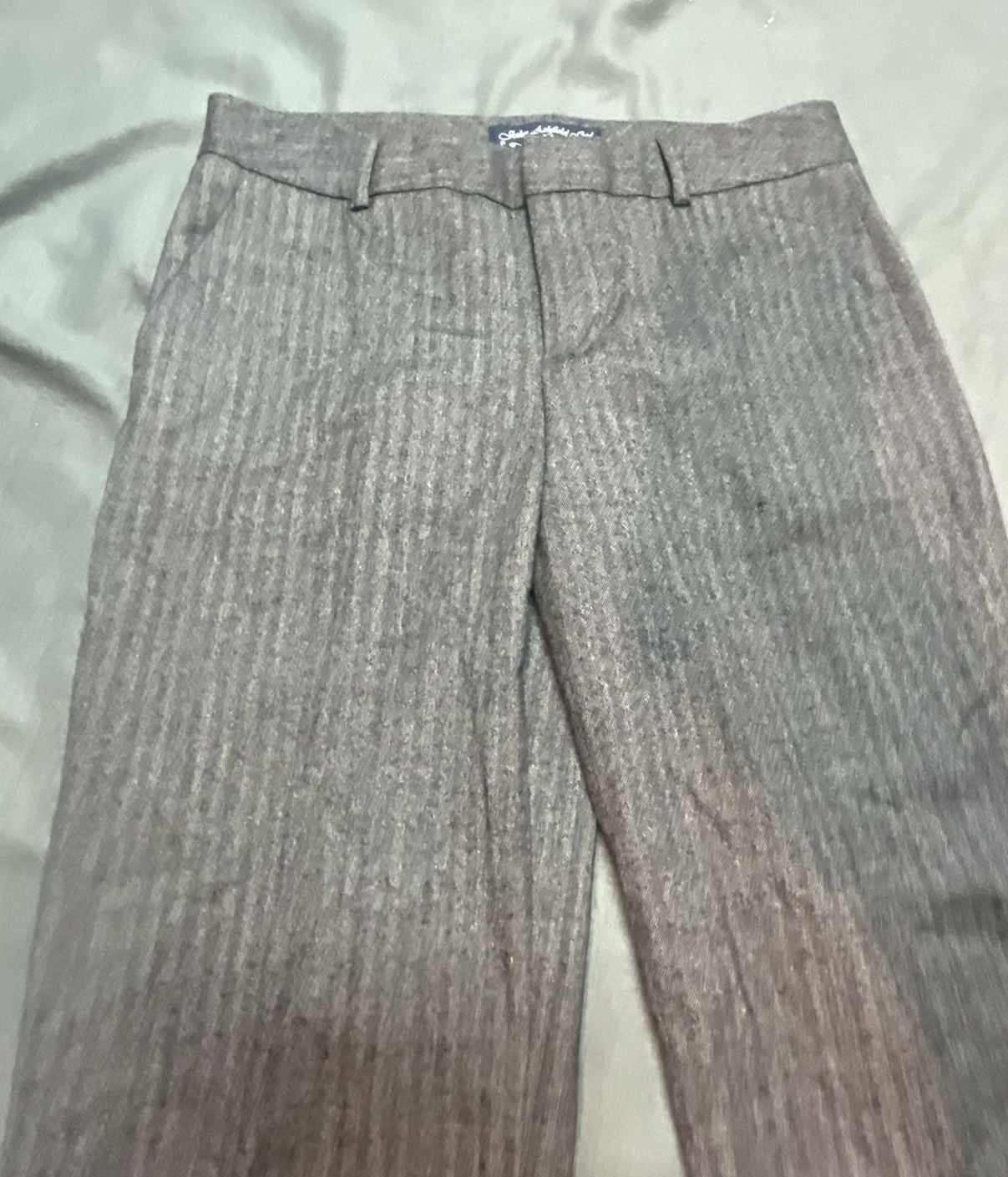 John Ashfield Girl Gray Pinstripe Two Piece Suit Set pants 12 Jacket 14  12