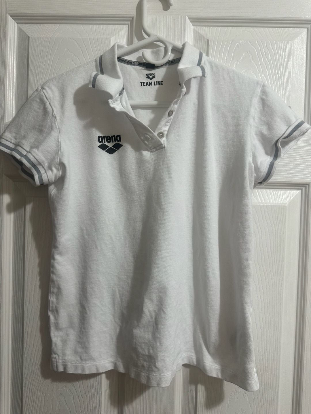 Arena Team Line Polo Shirt Size L White 2